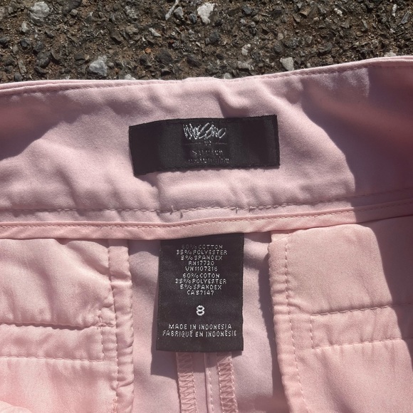 MOSSIMO SUPPLY CO LIGHT PINK BERMUDA CHINO SHORTS 8 WOMENS - Picture 3 of 4